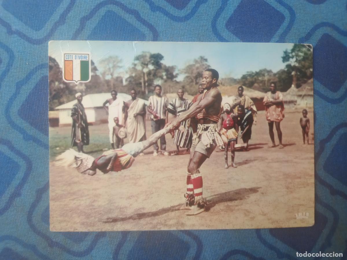 Postales: Costa de Marfil. Escrita 1976 - Foto 1