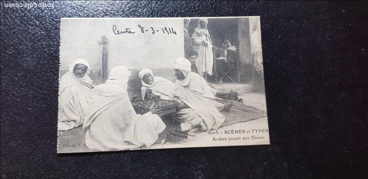 Postales: SCENES ET TYPES - ARABES CIRCULADA Y FECHADA 1914 - Foto 1