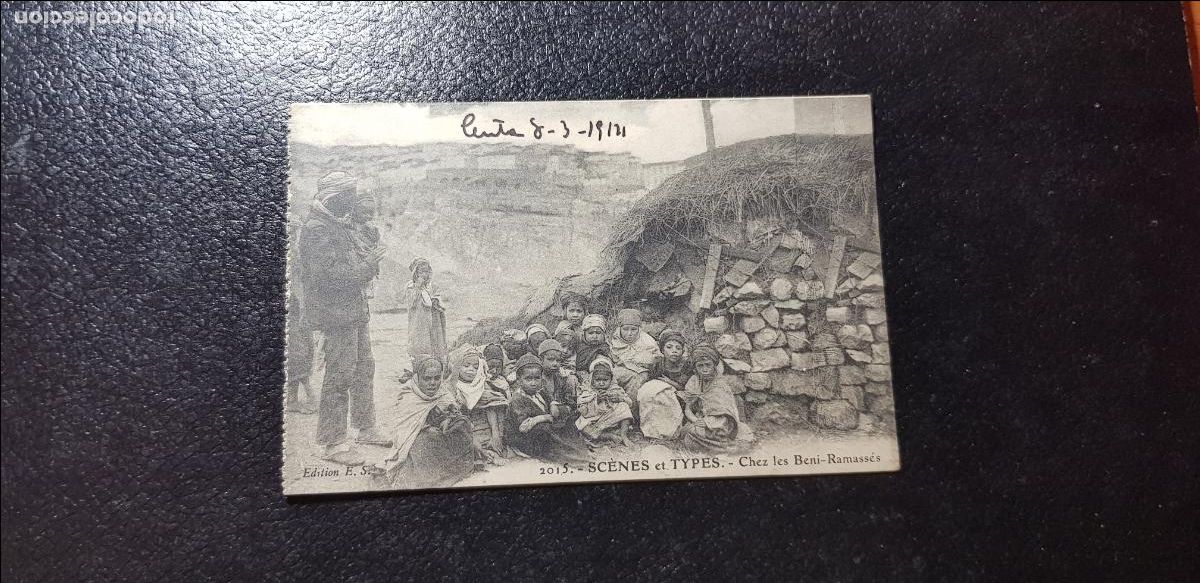 Postales: SCENES ET TYPES - RAMASSES CIRCULADA Y FECHADA 1914 - Foto 1