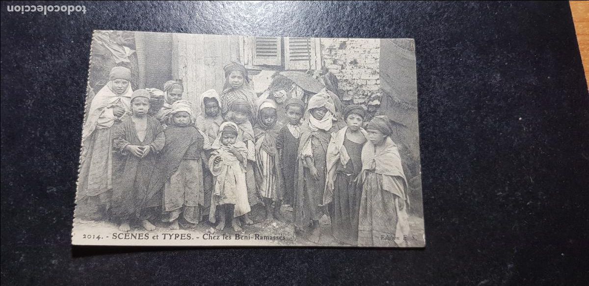 Postales: SCENES ET TYPES - RAMASSES CIRCULADA Y FECHADA 1914 - Foto 1