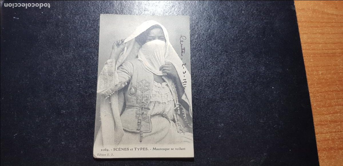 Postales: SCENES ET TYPES - MAURESQUE CIRCULADA Y FECHADA 1914 - Foto 1