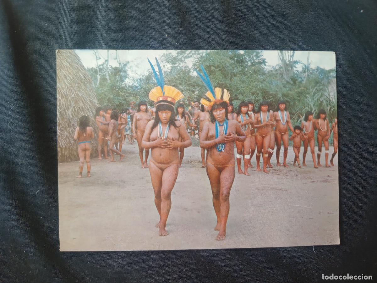 Postales: Brasil. Parque nacional Xingu, ind&iacute;genas - Foto 1