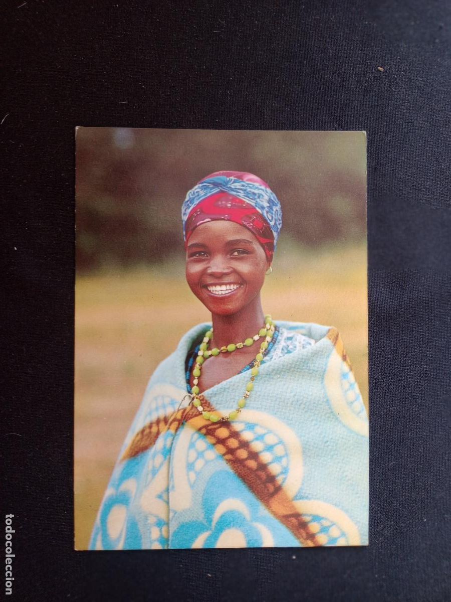 Postales: Mujer Basuto, Sud&aacute;frica, Lesotho - Foto 1
