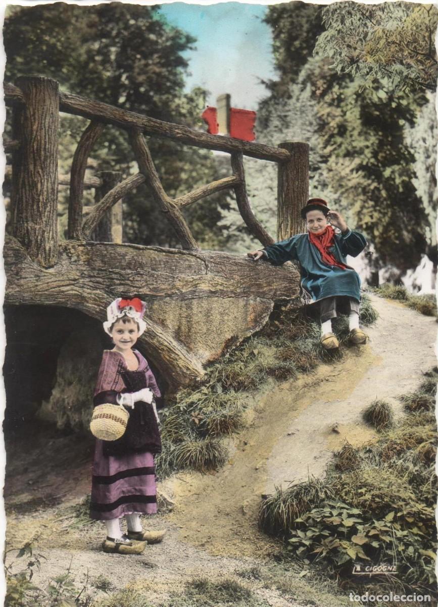 Postales: Francia-Folklore de Auvernia-Escrita-- - Foto 1