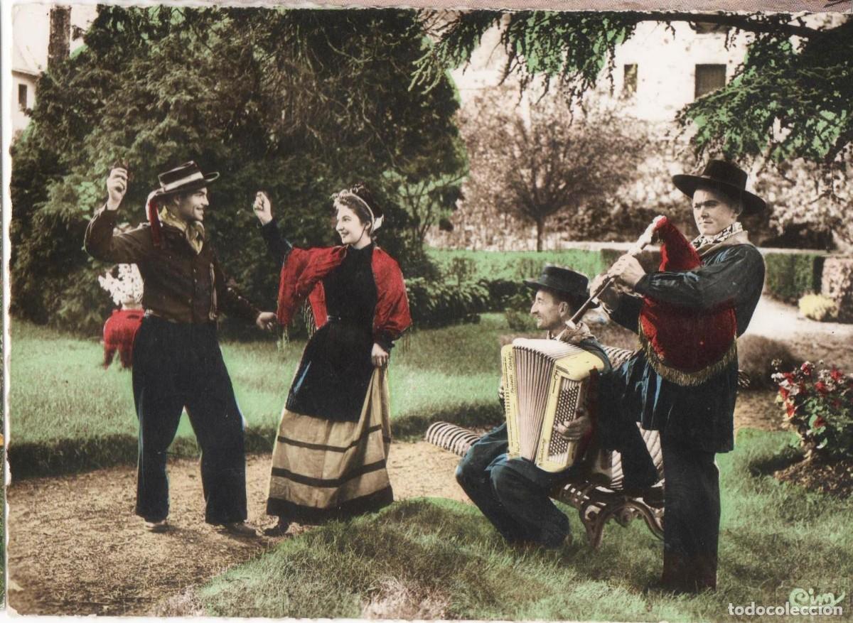 Postales: Francia-Folklore de Auvernia-Escrita-- - Foto 1