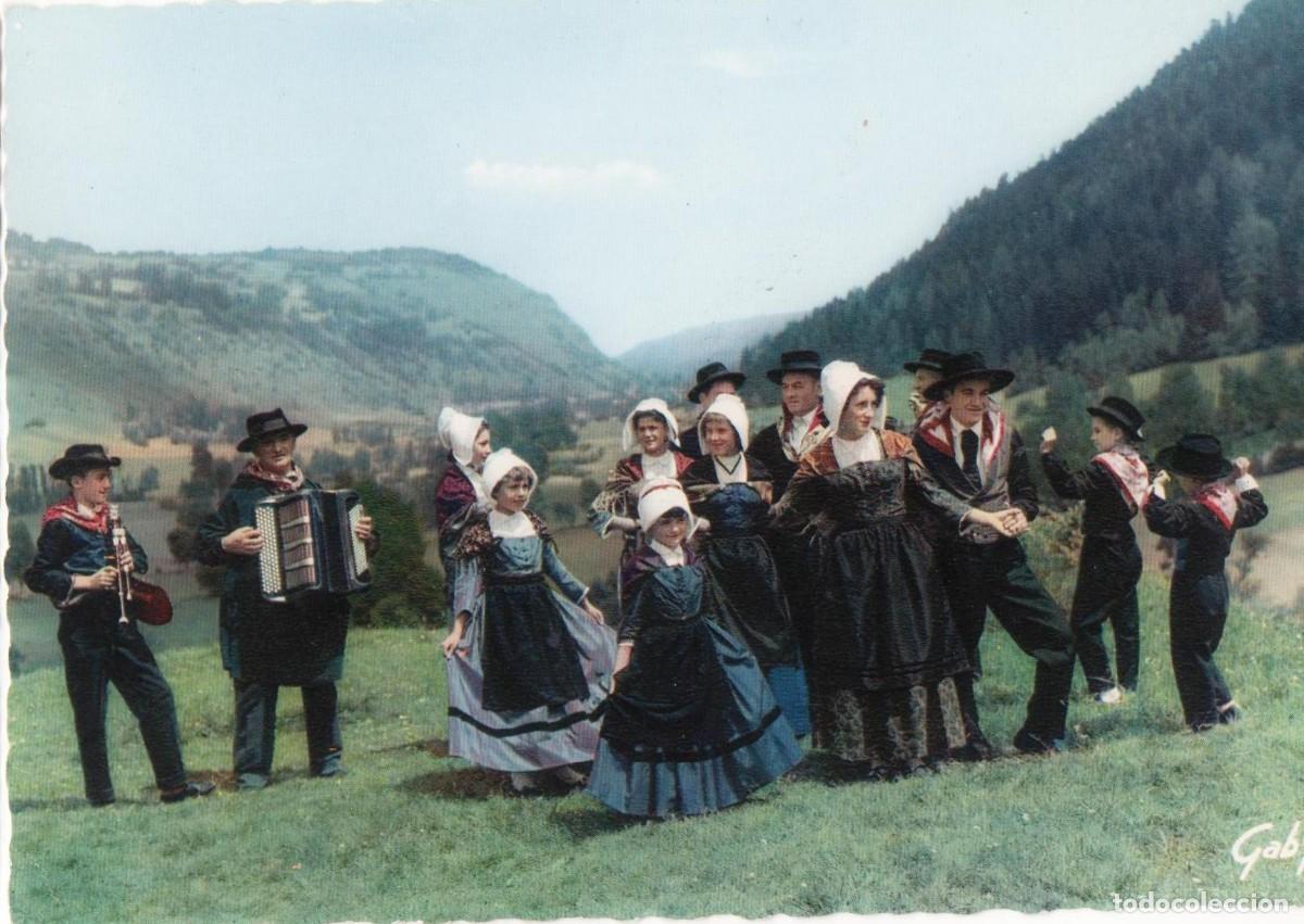 Postales: Francia-Folklore de Auvernia-Escrita-- - Foto 1