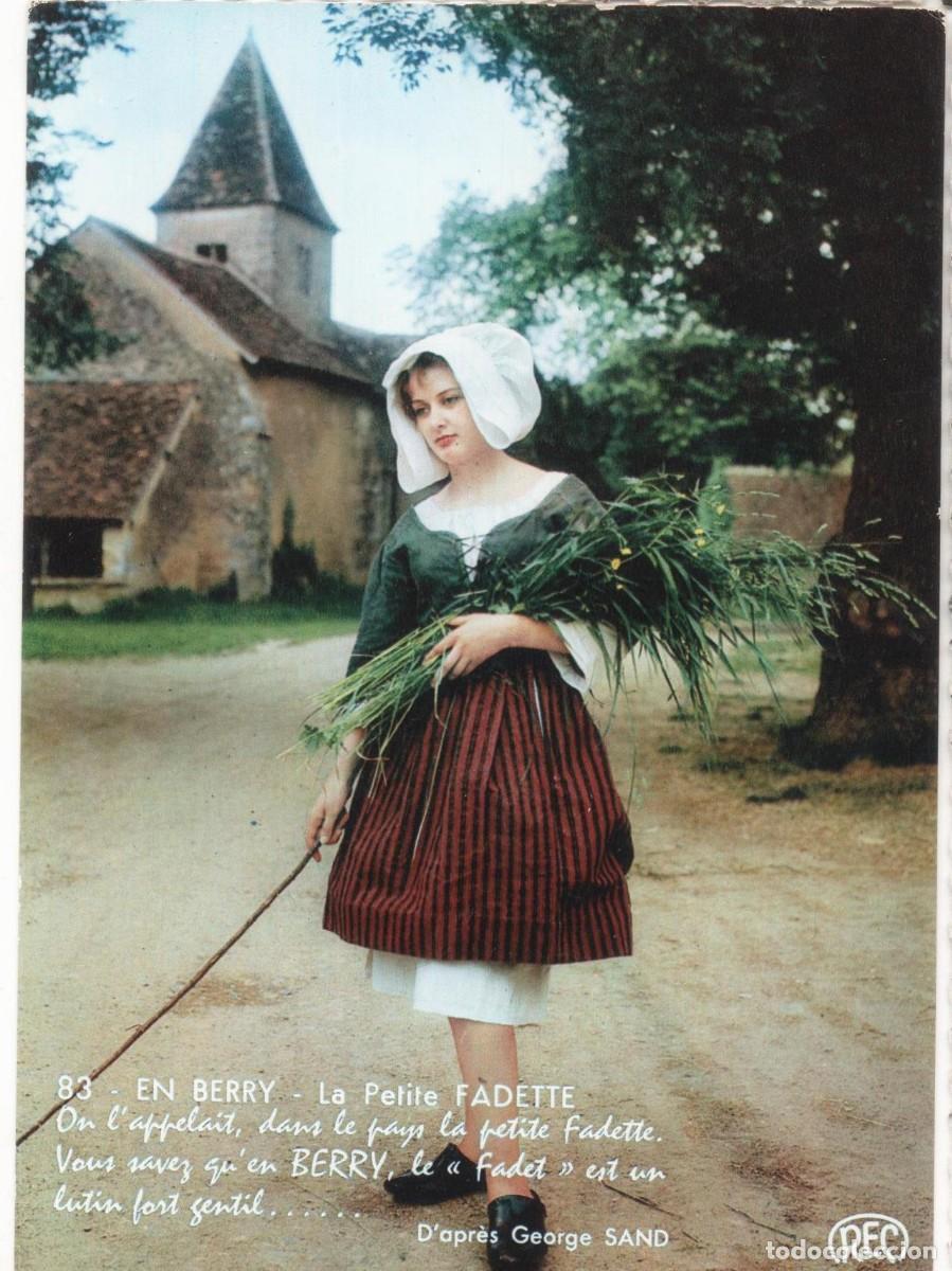 Postales: Francia-Folklore de Berry-sin circular- - Foto 1