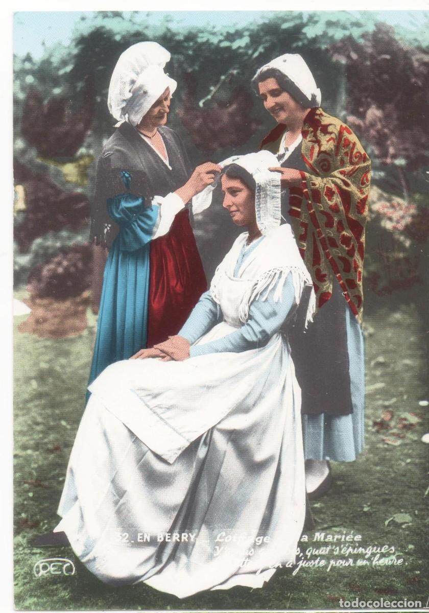 Postales: Francia-Folklore de Berry-sin circular- - Foto 1