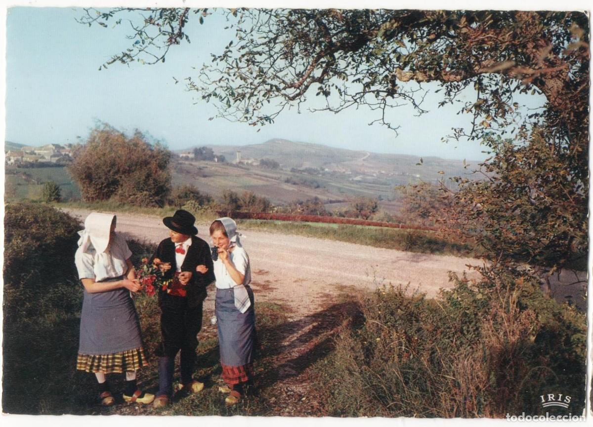 Postales: Francia-Folklore de Borgo&ntilde;a-sin circular- - Foto 1