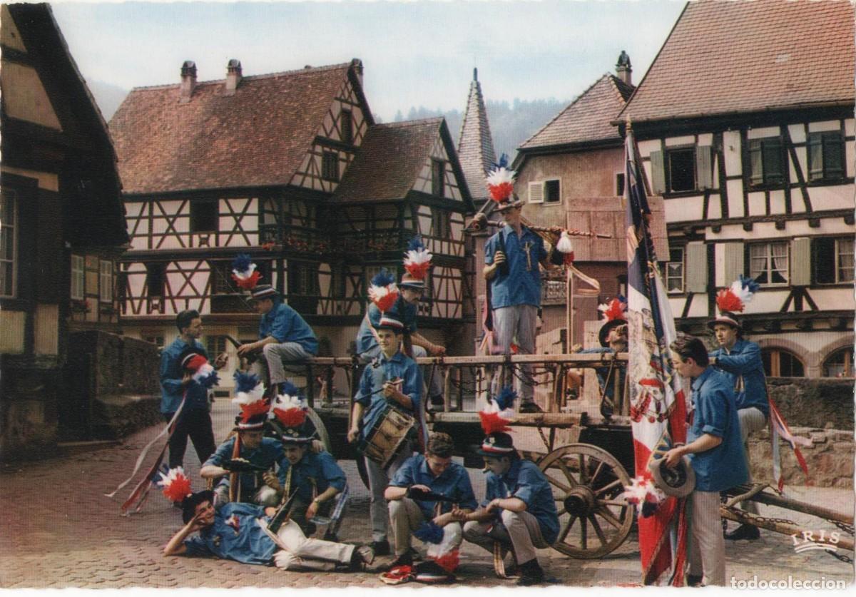 Postales: Francia-Folklore de Alsacia-sin circular- - Foto 1