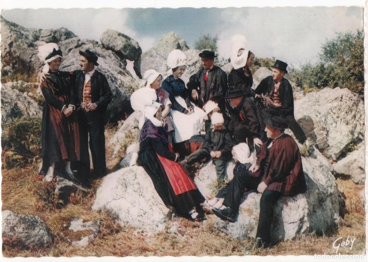 Postales: Francia-Folklore De Normand&iacute;a- circulada- - Foto 1