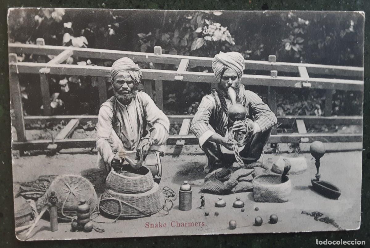 Postales: POSTAL ENCANTADORES DE SERPIENTES, CEYLAN. - Foto 1