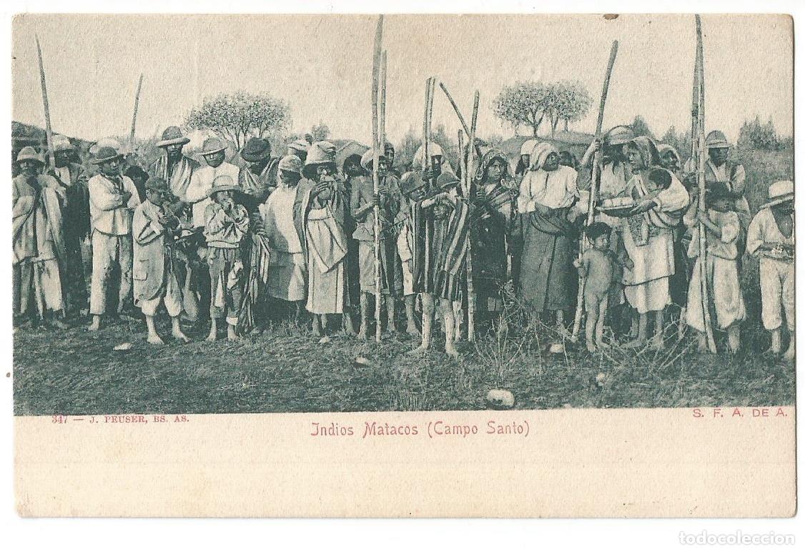 Postales: INDIOS MATACOS - CHACO - ARGENTINA/BOLIVIA - SIN DIVIDIR - MUY ANTIGUA - NUEVA