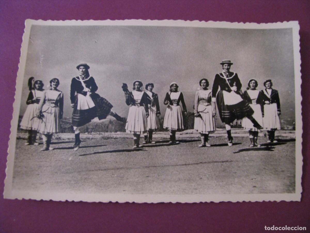 Postales: POSTAL FOTOGRAFICA DE LA SERIE CANCIONES Y DANZAS DE ESPA&Ntilde;A. DE LA SECCION FEMENINA. SAN SEBASTIAN