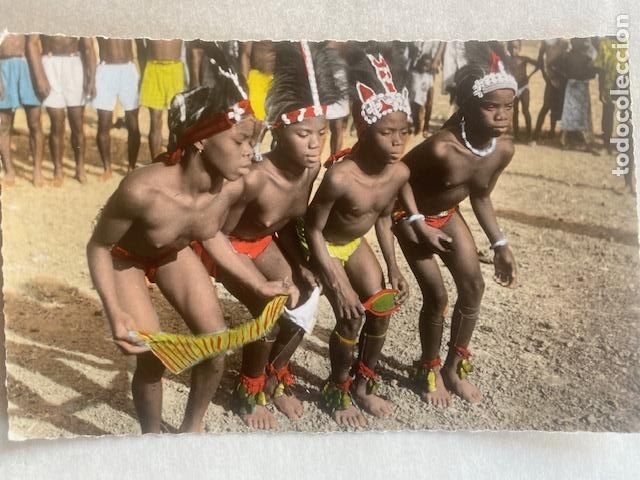 Postales: Jovenes bailarinas Africanas. N&ordm; 2076. Ed. L'Afrique en couleurs. Sin circular