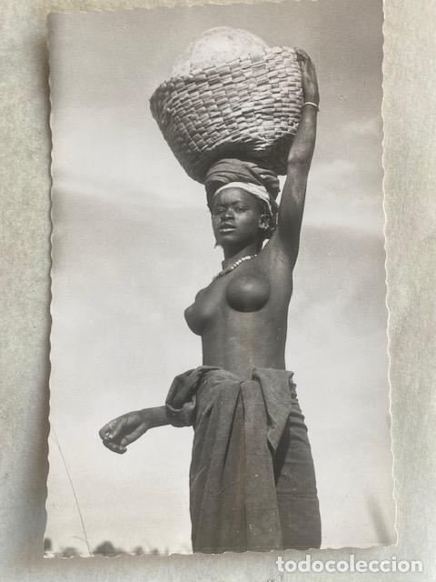 Postales: Joven Portadora. N&ordm; 3087. Ed. L'Afrique Noire. Sin circular