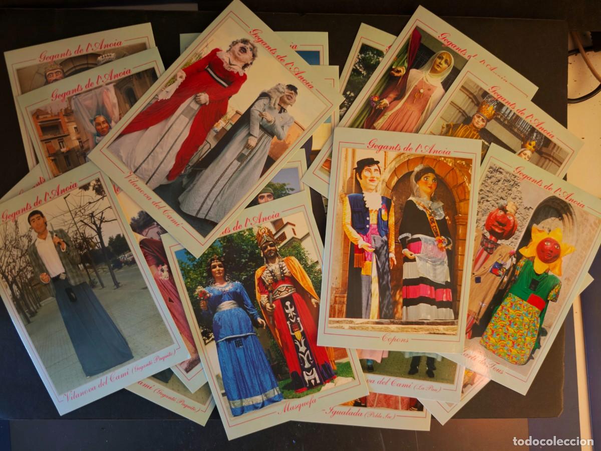 Postales: GEGANTS DE L'ANOIA - LA VEU DE L'ANOIA - IGUALADA