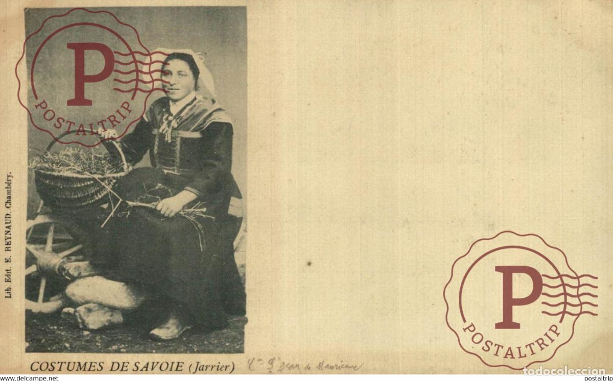 Postales: JARRIER Costumes de Savoie
