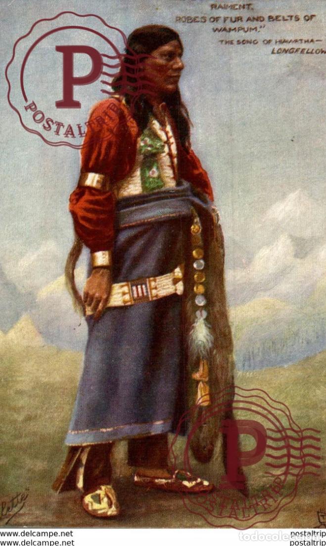 Postales: ROBES OF FUR AND BELTS OF WAMPUM