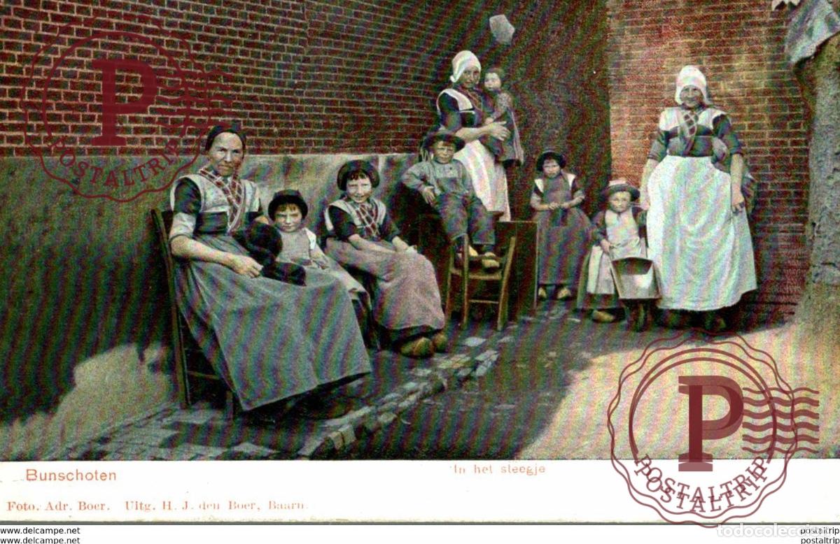 Postales: BUNSCHOTEN IN HET STEEGJE