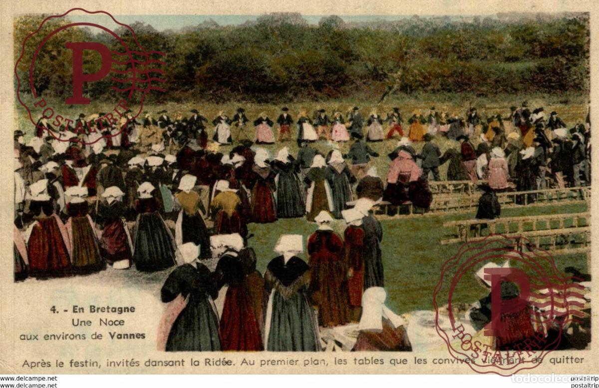 Postales: CPA 56 MORBIHAN VANNES. une noce aux environs de vannes
