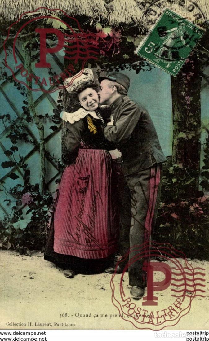 Cartes Postales: QUAND &Ccedil;A ME PREND &Ccedil;A ME TIENT types Typen Bretagne Gro&szlig;britannien Brittany