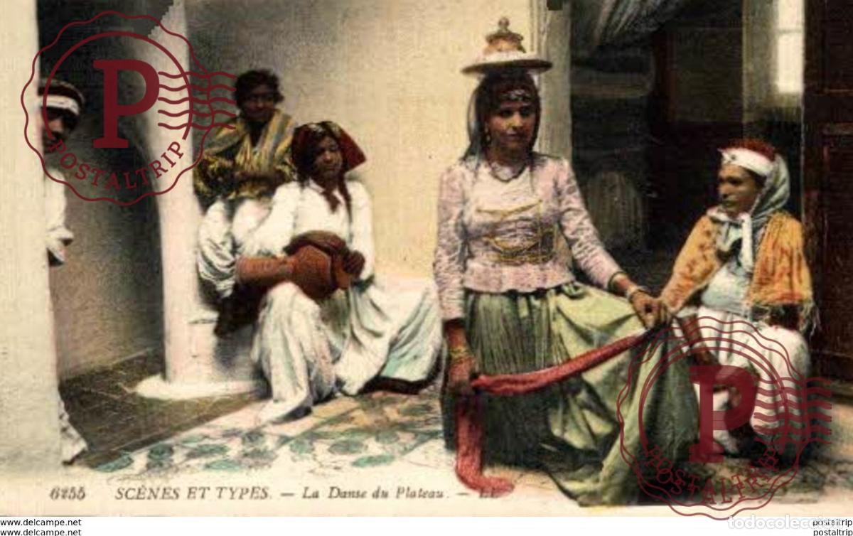 Cartoline: ESCENAS Y TIPOS. Kamele mit Holz