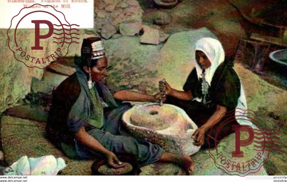 Postales: ESCENAS Y TIPOS. HANDMUHLE. FEMMES AU MOULIN. WOMEN AT THE MILL