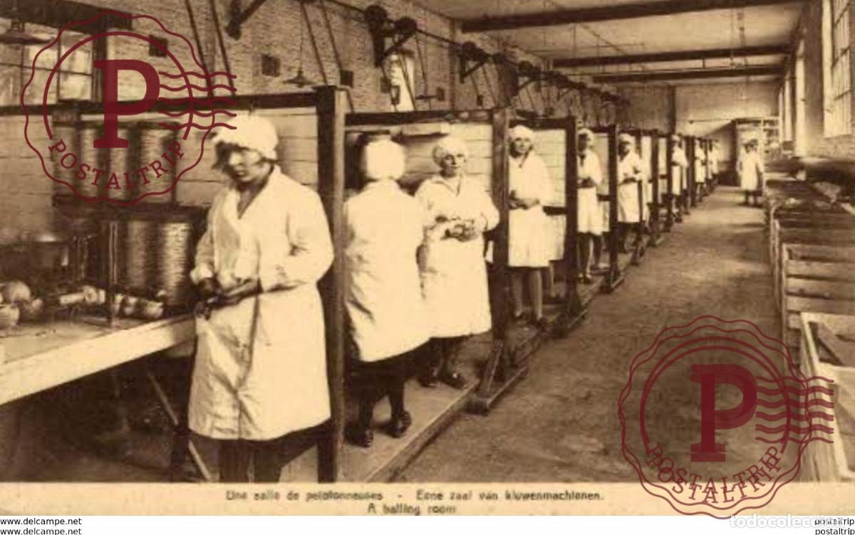 Postales: UNE SALLE DE PELOTONNEUSES. FLANDRIA. BRUSELLES