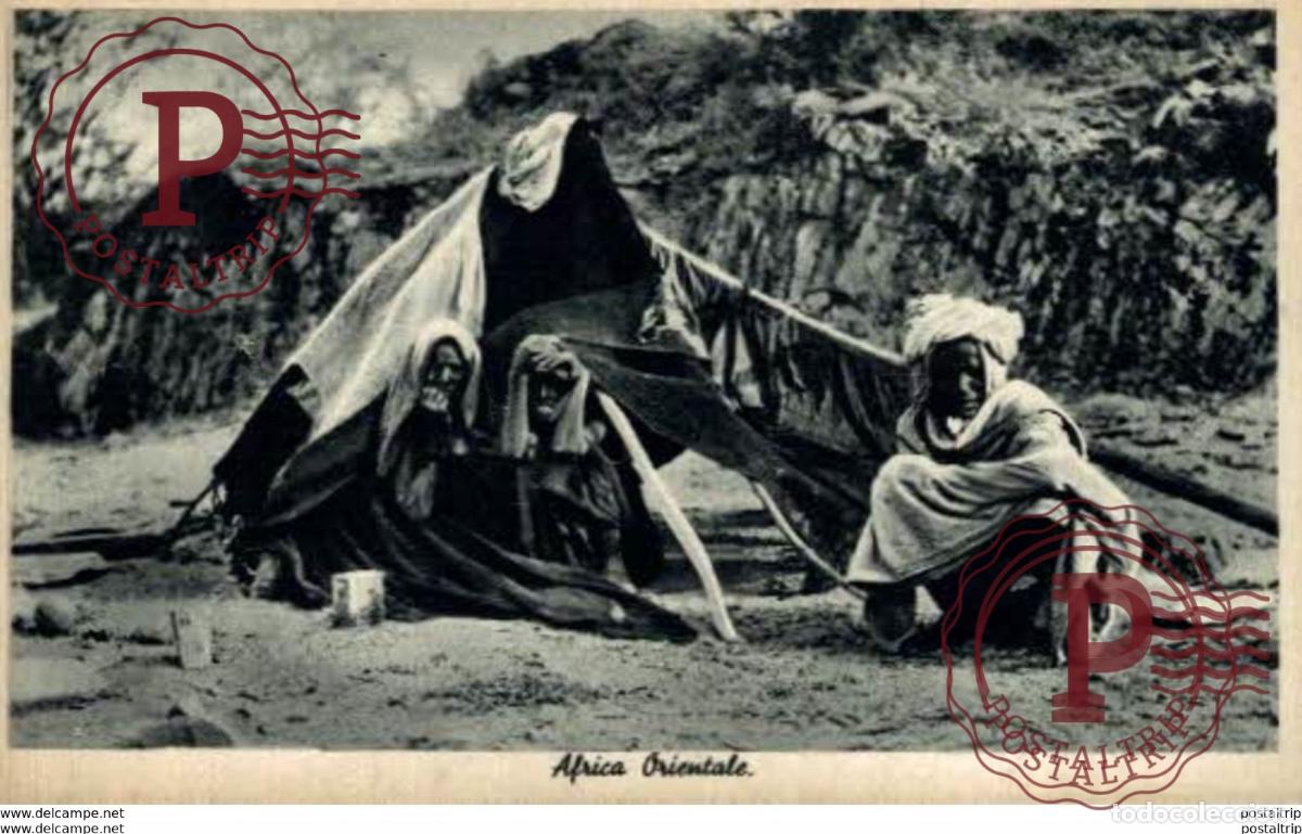 Postales: ESCENAS Y TIPOS. COSTUMI AFRICA ORIENTALE