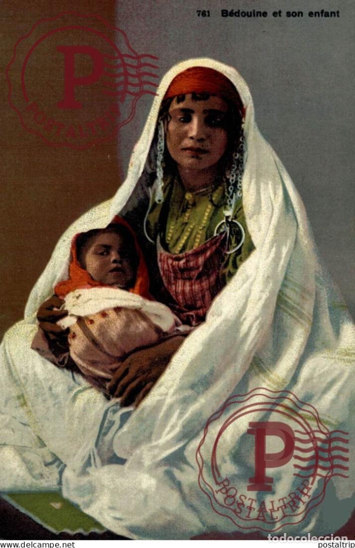 Postales: ARGELIA. ALGERIE. BEDOUINE ET SON ENFANT