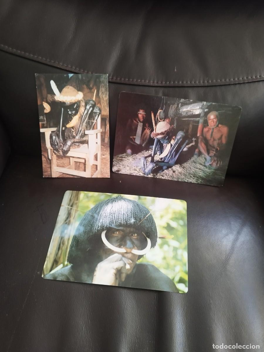 Postcards: Colecci&oacute;n de 6 tarjetas postales de Ir&iacute;an Jaya. &Eacute;tnicas. Momia, momificaci&oacute;n.