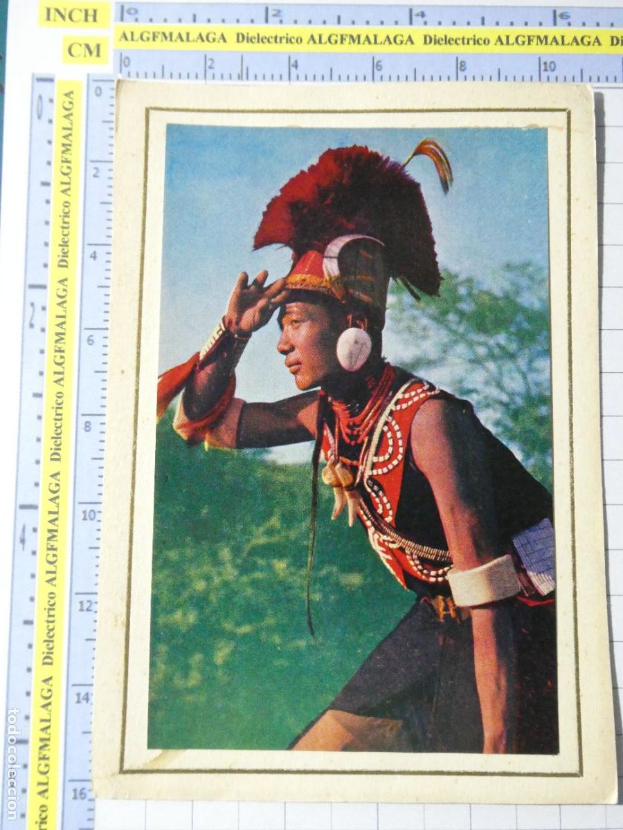 Postales: TARJETA POSTAL &Eacute;TNICA. FOLKLORE TIPISMO. CAZADOR HIMALAYA HEADHUNTER NAGA CHIEFTAIN. 2711
