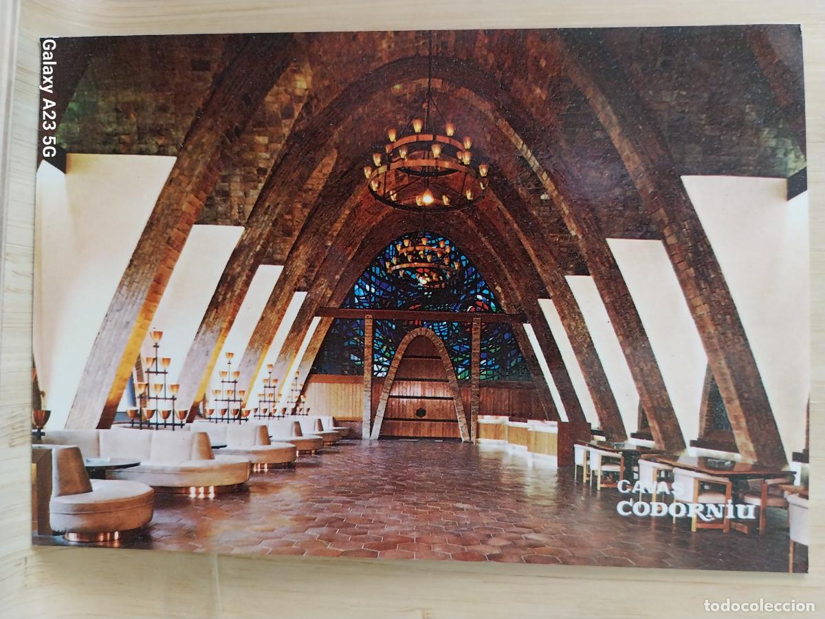 Postales: CODORNIU SALA RECEPCION PUIG CADAFALCH POSTAL SC ORIGINAL A&Ntilde;O 1976 *