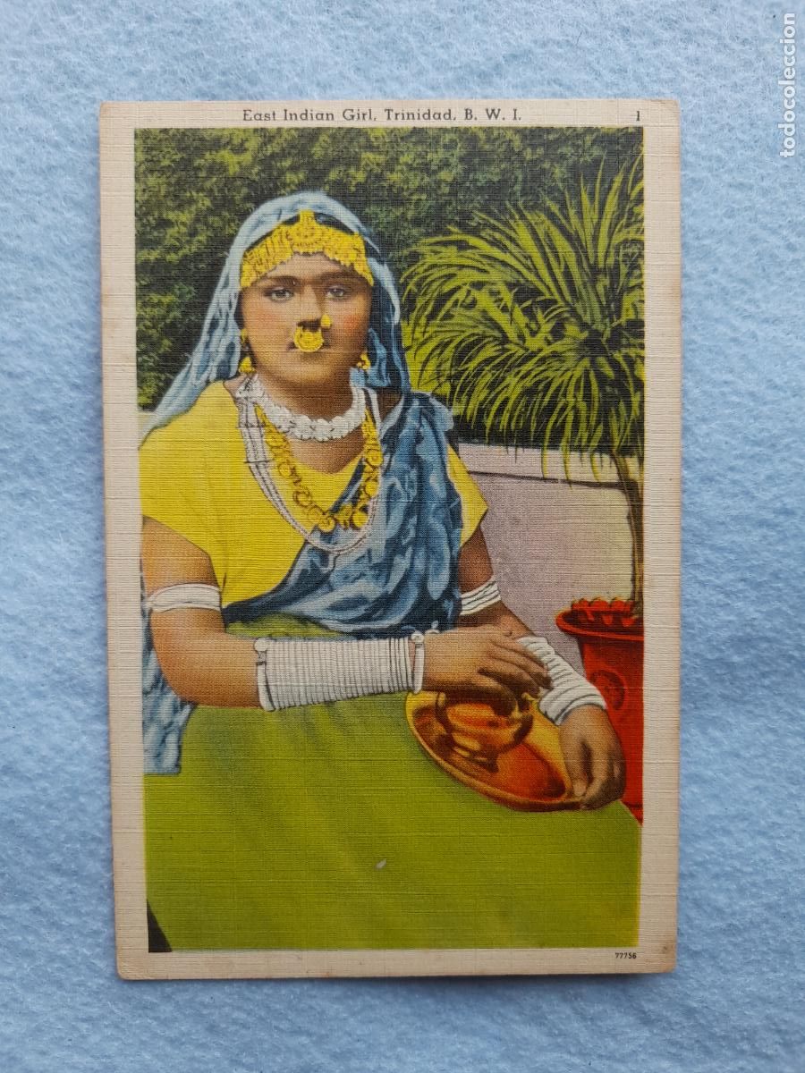 Postales: Chica India del Este. Trinidad. - Foto 1