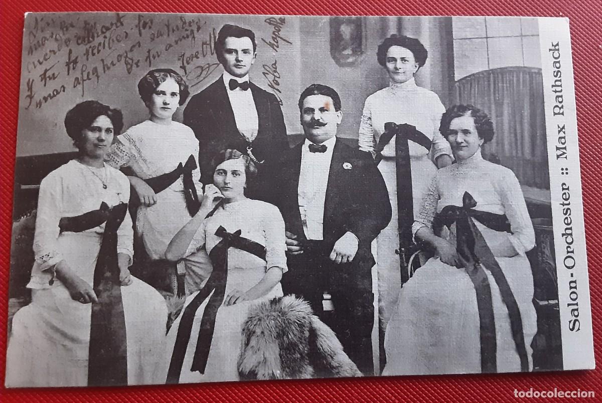 Postales: POSTAL SALON-ORCHESTER ( ORQUESTA DE SAL&Oacute;N), MAX RATHSACK.