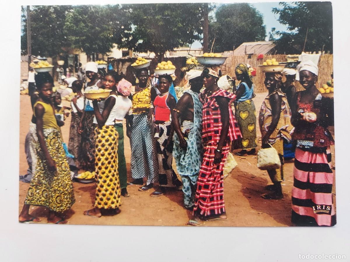 Postales: POSTAL SENEGAL ESCENA EN EL MERCADO. S/C