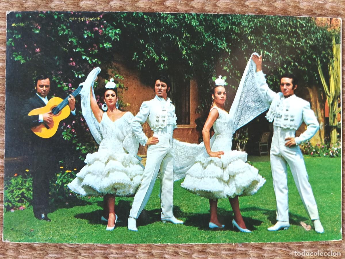 Postales: BAILAORES - FLAMENCO - BAILE ESPA&Ntilde;OL LOS FLAMENCOS