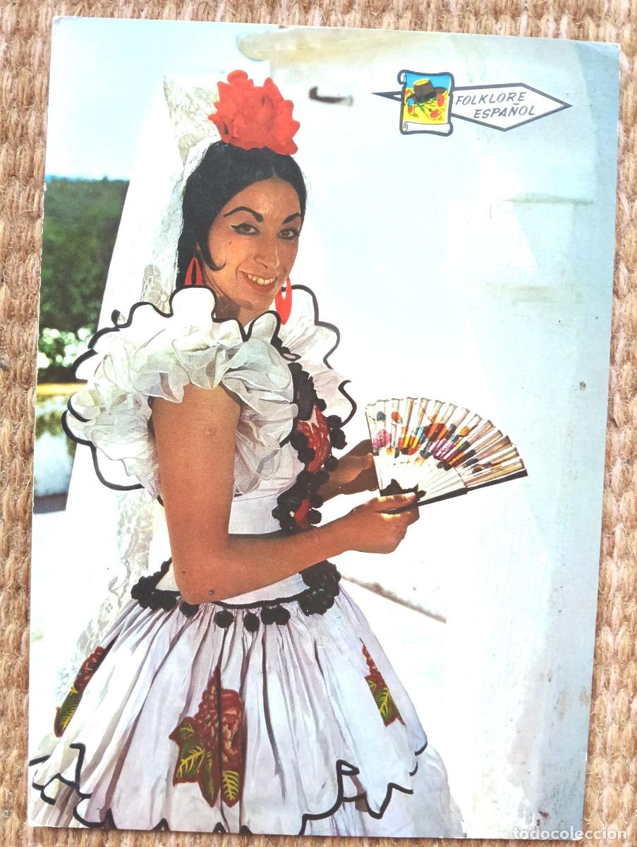 Postales: BAILAORES - FLAMENCO - BAILE ESPA&Ntilde;OL - folklore espa&ntilde;ol - MANTILLA - PEINETA - ABANICO