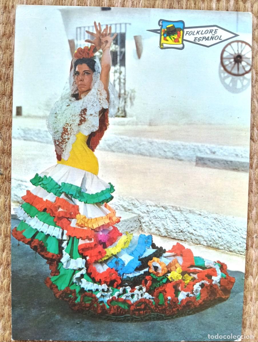 Postales: FOLKLORE ESPA&Ntilde;OL - BAILAORA DE FLAMENCO - BAILE ESPA&Ntilde;OL