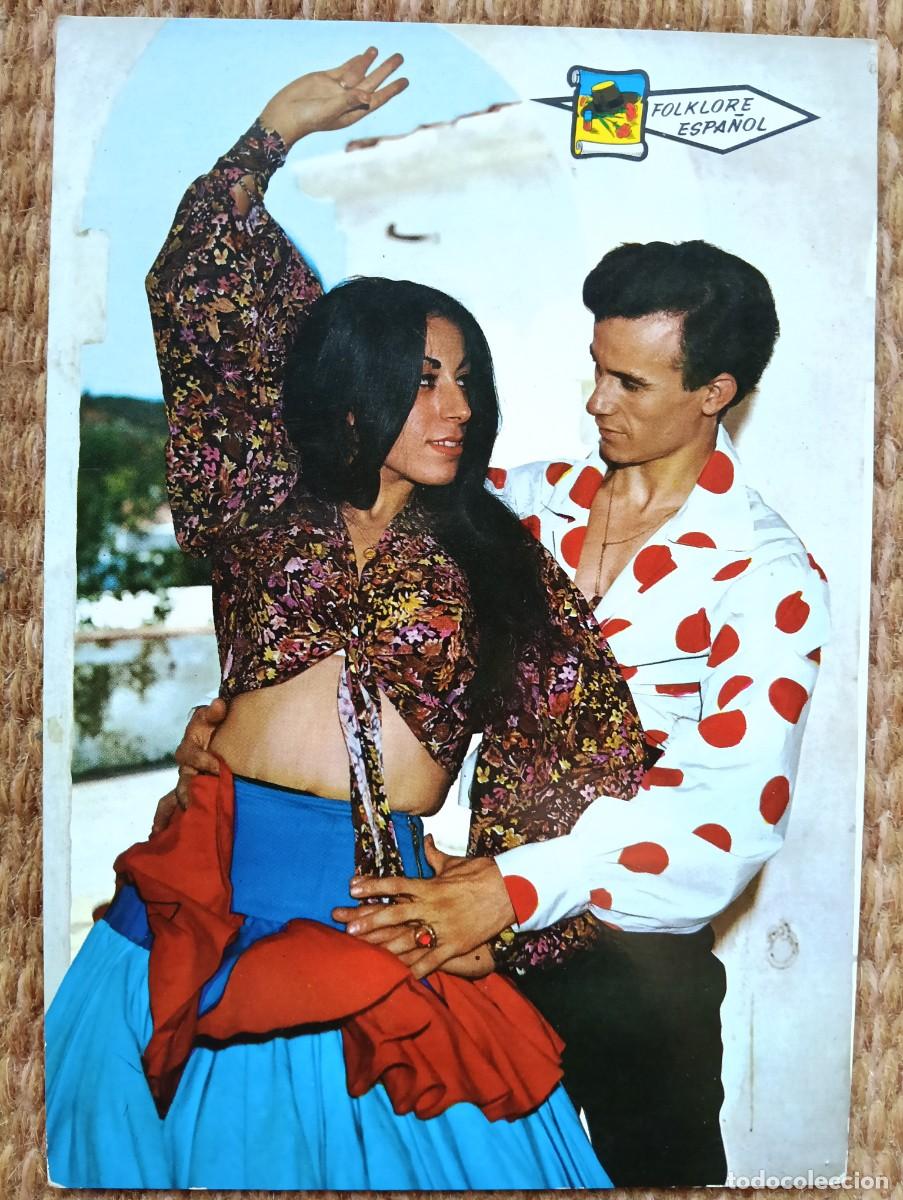 Postales: BAILAORES - FLAMENCO - BAILE ESPA&Ntilde;OL - folklore espa&ntilde;ol - ED. PERGAMINO