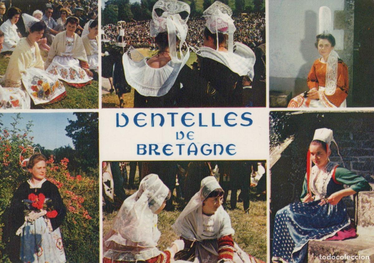Postales: France Bretagne Sc&egrave;nes de Femmes en Costumes Traditionnels Bretons *YAF820