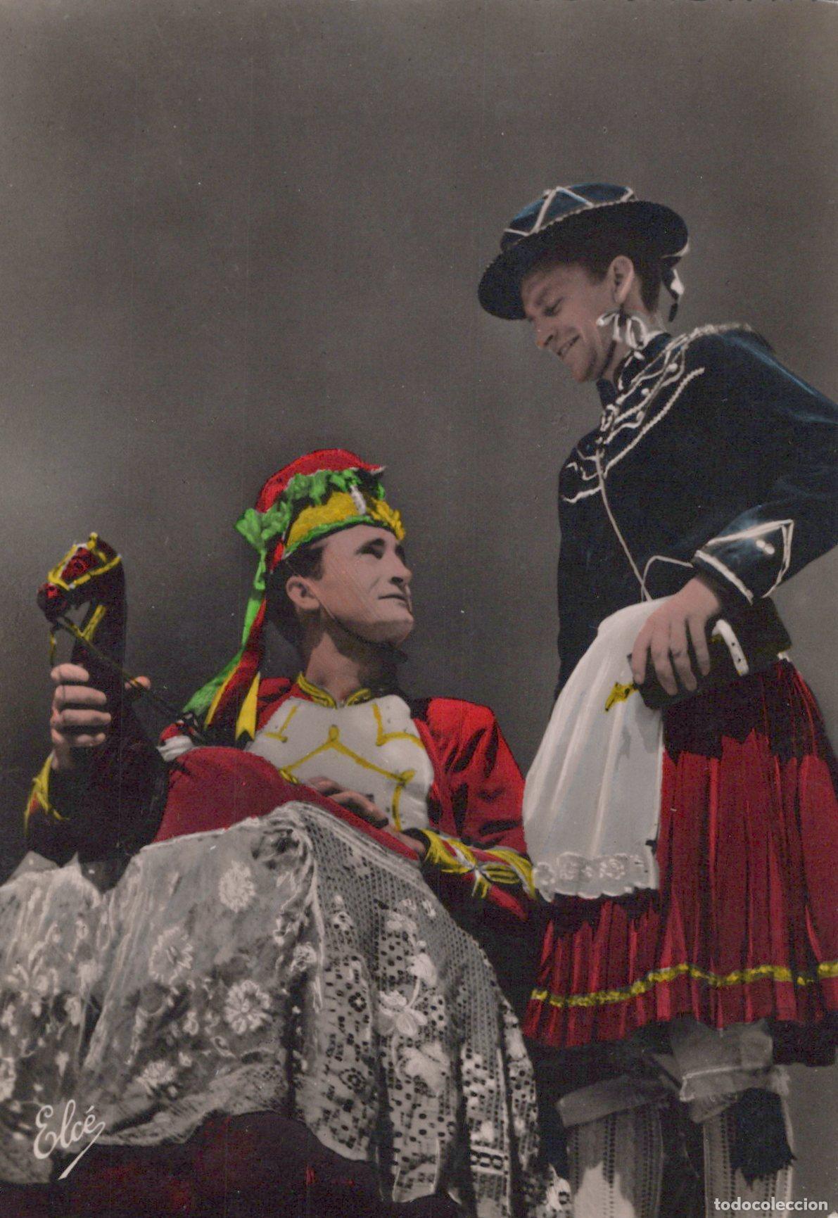 Postales: France Biarritz Ballets Basques Oldarra Mascarade Souletine Unposted *YAG208