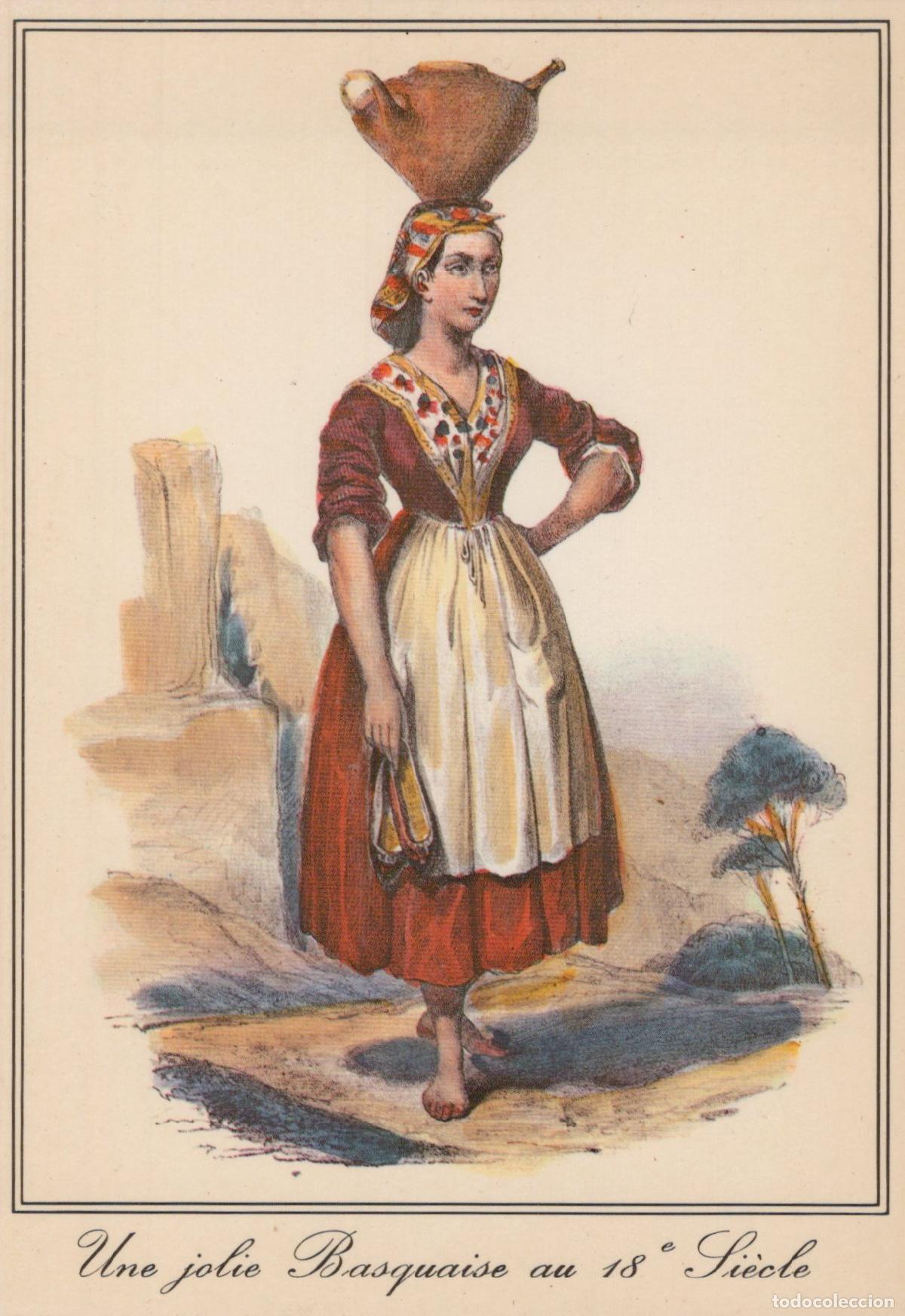 Postales: France Costume Traditional Woman Illustration *YAG245