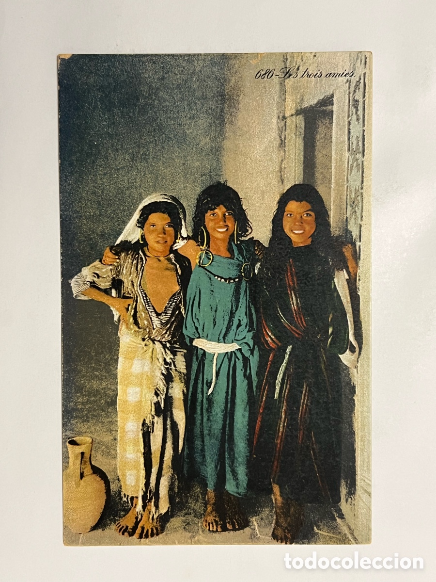 Postales: Postal No. 686, Les Trois amies. Edic., Lehnert & Landrock (h.1910?) S/C