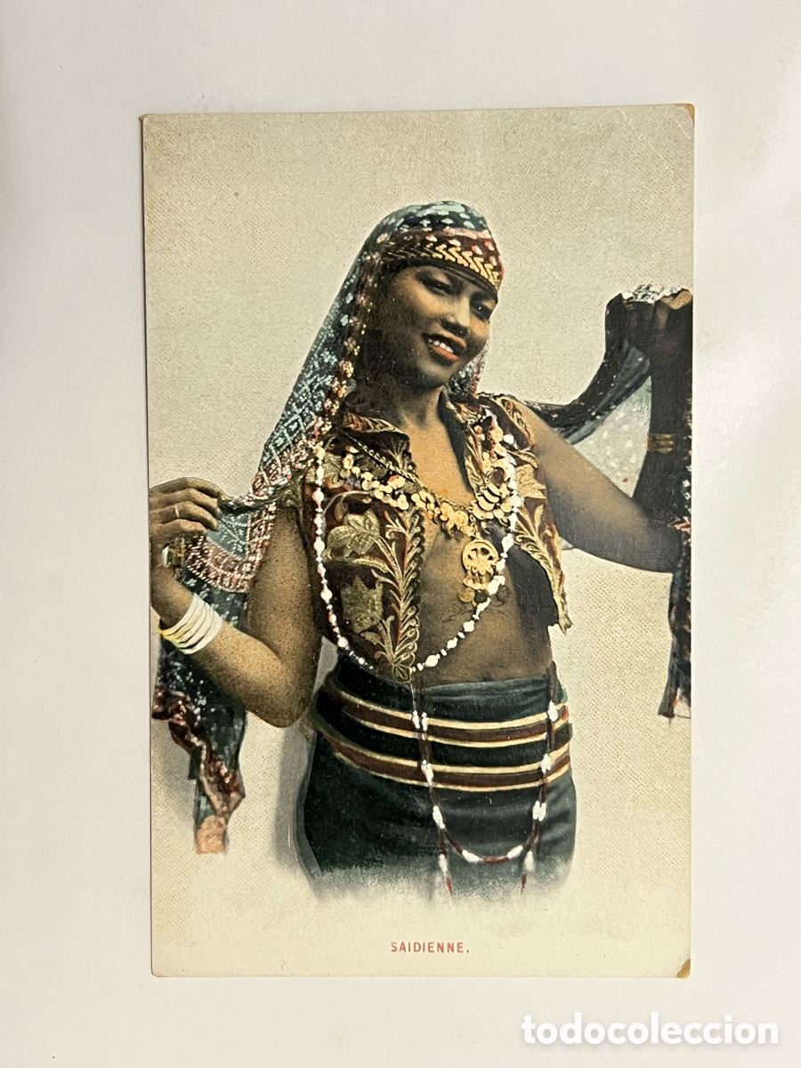 Postales: SAIDIENNE Postal. costumes personnages types scarifications femme soudanaise (h.1910?) S/C