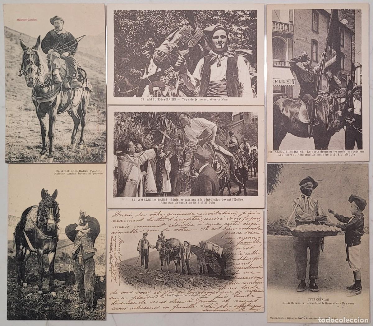 Postkarten: Lote de 88 postales antiguas - Tipos catalanes de la Catalu&ntilde;a Norte (Catalunya Nord / Rossell&oacute;)