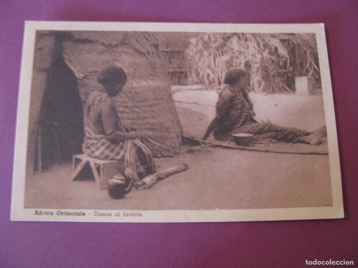 Postales: POSTAL DE COLONIA ITALIANA. AFRICA ORIENTALE. DONNE AL LAVORO.