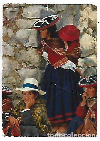 Postales: MUJERES DE LA REGION DEL CUZCO - WOMEN OF AN INDIAN COMMUNITY NEAR CUZCO / PERU