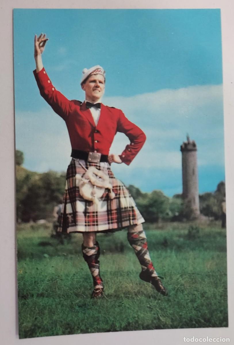 Postales: POSTAL HIGHLAND FLING. BAILARIN ESCOCES TRAJE TIPICO BAILE TRADICIONAL. S/C